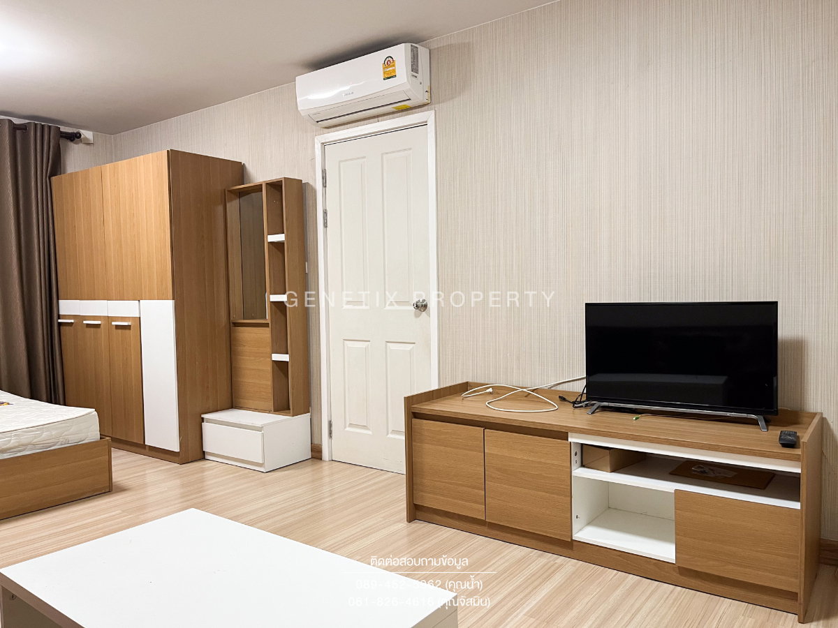 รูป 🏫 ให้เช่าถูก 6,500!! พลัมพหล 89 เฟส 4 คอนโดใกล้ ม.รังสิต 28 ตรม. เฟอร์ครบ มีเครื่องซักผ้า พร้อมอยู่ 6,500 บาท/เดือน - รูปที่ 3/10