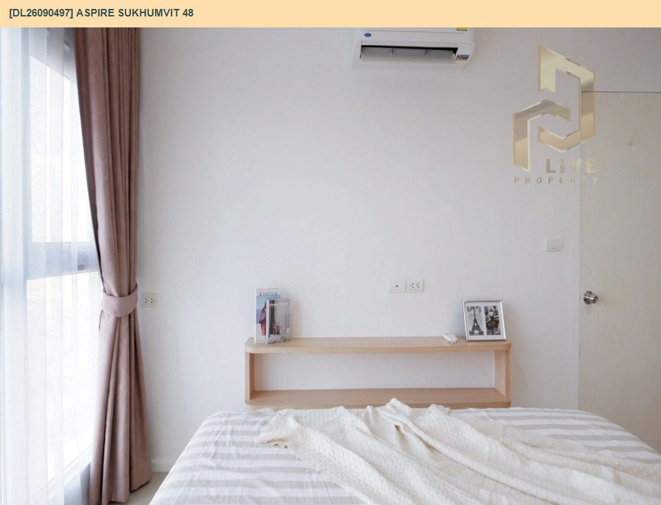 รูป DL26090497 ขายคอนโด แอสปาย สุขุมวิท 48 (Aspire Sukhumvit 48) ใกล้ BTS พระโขนง พร้อมเข้าอยู่ โทรด่วน 0653619502 LineID @952jdxxk - รูปที่ 14/26