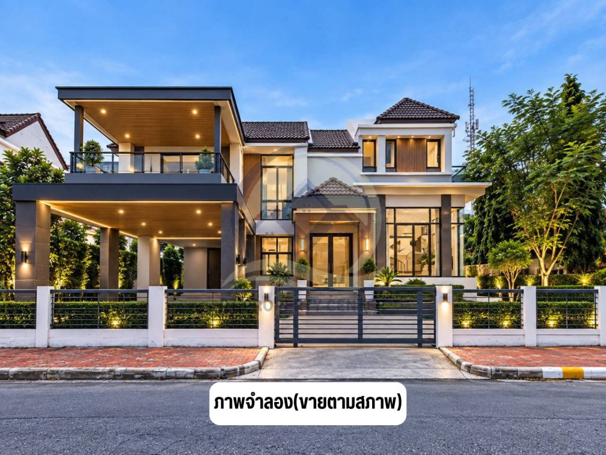 รูป โครงการเดอะรอยัล กอล์ฟ ลาดกระบัง บ้านเดี่ยวสร้างเอง พื้นที่รอบบ้านกว้าง ดีไซน์โปร่ง เดินทางสะดวก ใกล้สนามบินสุวรรณภูมิและทางด่วน - รูปที่ 2/31