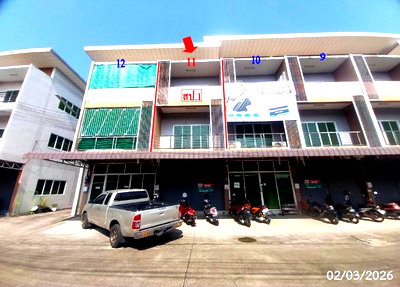 อาคารพาณิชย์ เชียงใหม่ : อาคารพาณิชย์ 16.9 ตร.วา เปี่ยมสุขพลาซ่าร์ สันกำแพง เชียงใหม่ 1.8M