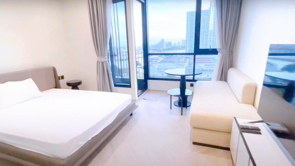 รูป 💥 [𝐏-𝟏𝟎𝟑𝟒𝟒] FORRENT : Chapter Charoen Nakhon-Riverside วิวสวย! ใกล้ BTS กรุงธนบุรี 𝟏𝟔,𝟓𝟎𝟎/ด. | Line ID @easycondoplus | 099-229-6397 - รูปที่ 1/11