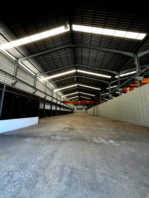 Factory for rent สถาบันเทคโนโลยีแห่งสุวรรณภูมิ  : #HHR154 Warehouse with Office for Rent | 2,280 sq.m.📍 Thepharak, Bang Phli Yai