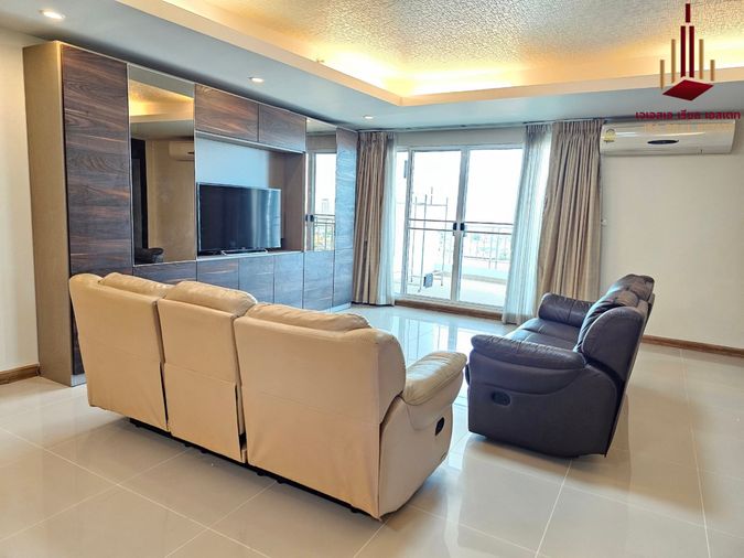 3-bed condo for rent, 180 sqm, Supalai River Resort