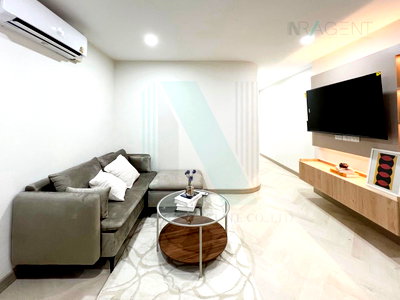 ขายคอนโด : ขายคอนโด เดอะ ทรีโอ การ์เด้นท์ อาคาร 1 ชั้น 7 2 ห้องนอน ขนาด 55 ตรม ใกล้ ห้างสรรพสินค้าซีคอนสแควร์