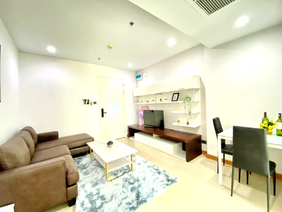 Condos for rent : Condo for rent, Supalai Wellington 2, size 43 sq m., pool view, beautiful room, area size: 45 sq m, building 7, 4th floor, north side, pool view