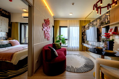 Condos for sale : LTH16214 - Condo FOR SALE QUINTARA MHy’DEN PHO NIMIT | 34.42 sq.m. | 1 Bed 1 Bath | BTS Pho Nimit | 4.53MB