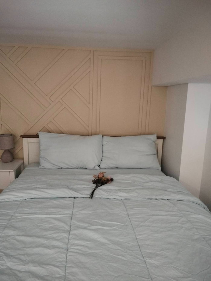 รูป Condo for RENT : Sieamese Rama 9 𝐒𝐢𝐳𝐞 :  40 sqm. DUPLEX 1 Bedroom /1 Bathroom / City view /Closed kitchen  𝐅𝐥𝐨𝐨𝐫 : 17th  Fully furnished - รูปที่ 9/12