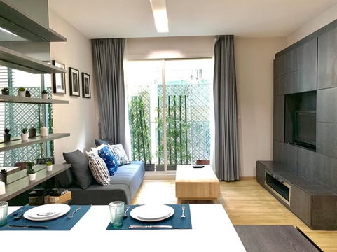 AA92374 | 1Bed | 1Bath | BTS Thong Lo | 52sqm | THB 32,000/mo | Fl.0 — Siri At Sukhumvit Bangkok