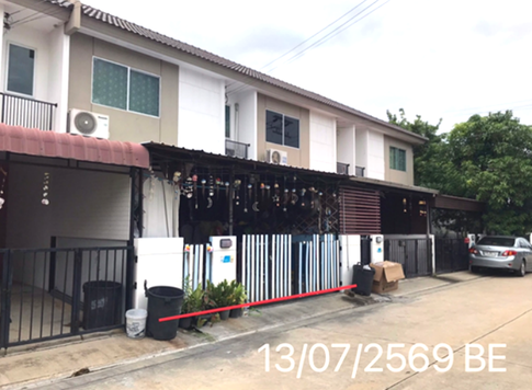 ทาวน์เฮ้าส์ 18.1 ตร.วา บ้านพฤกษา38/3 (ชัยพฤกษ์-วงแหวน) ไทรน้อย นนทบุรี 1.4M