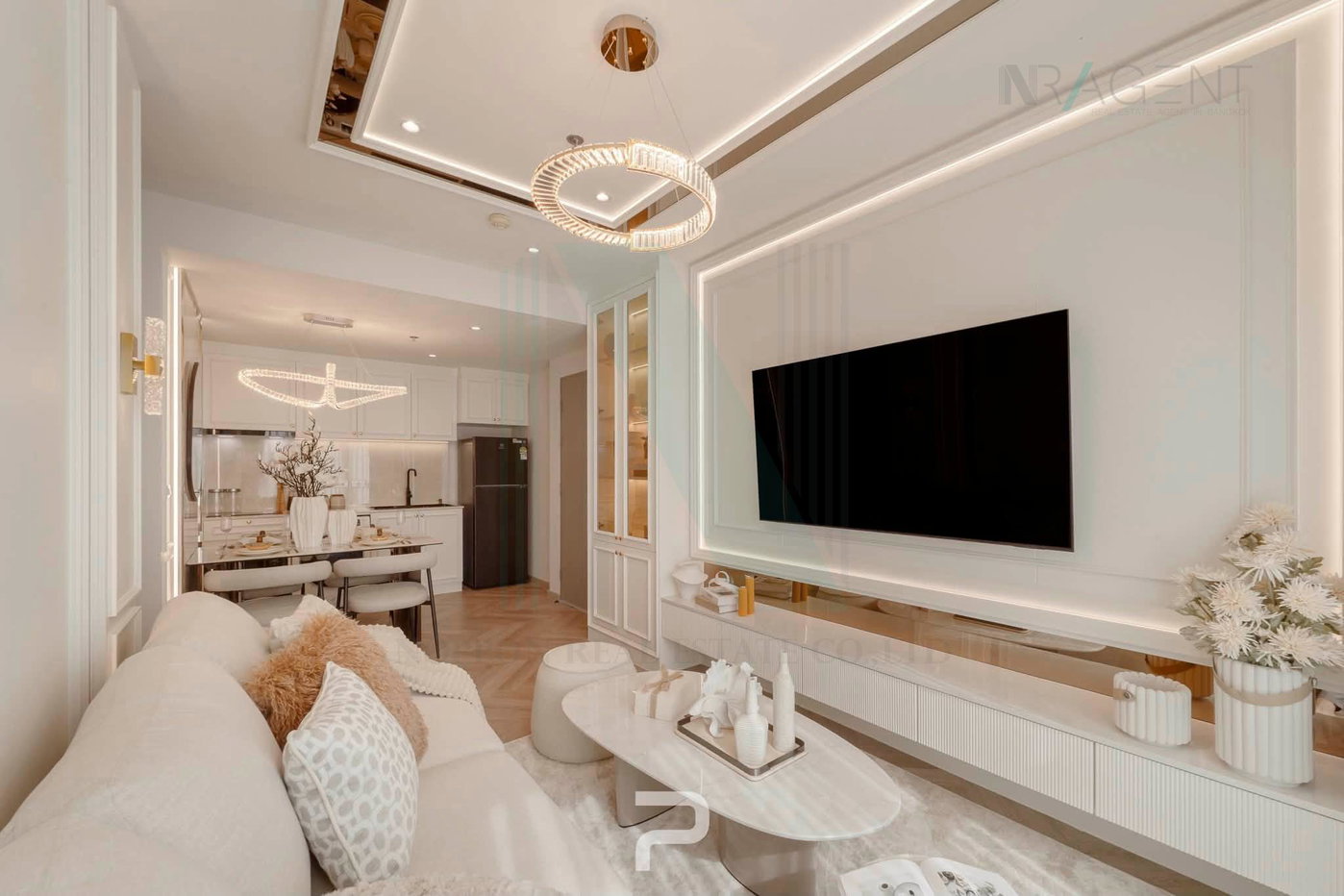 รูป ให้เช่าคอนโด ไลฟ์ รัชดาภิเษก อาคาร 1 ชั้น 23 2 ห้องนอน ขนาด 57 ตรม ใกล้ โรบินสัน - รูปที่ 2/8