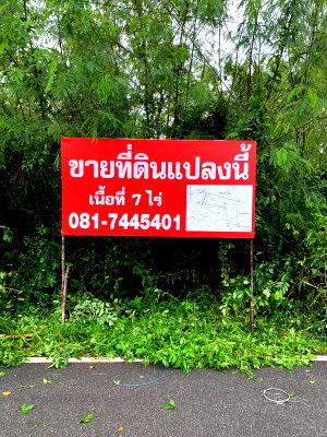 ที่ดิน เมืองกระบี่ กระบี่ : ขายที่ดิน  7 ไร่  ถนนกระบี่ 53