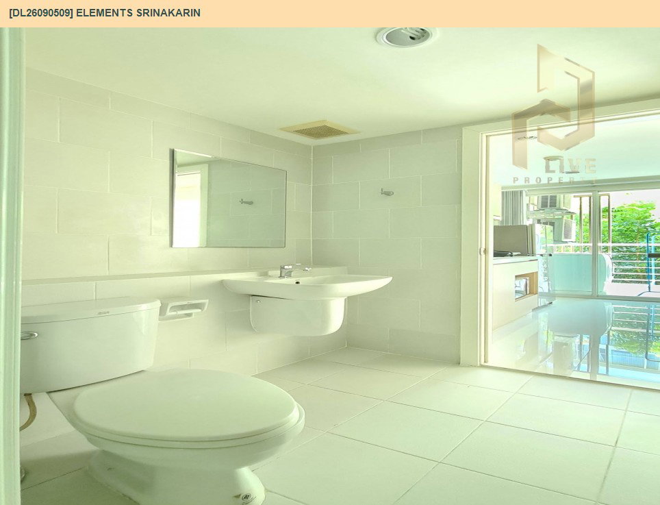 รูป DL26090509 ให้เช่าคอนโด อิลิเม้นท์ ศรีนครินทร์ (Elements Srinakarin) ใกล้ - พร้อมเข้าอยู่ โทรด่วน 0653619502 LineID @952jdxxk - รูปที่ 7/10