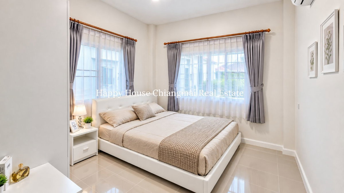 รูป ให้เช่า บ้านแฝด ชั้นเดียว ในหมู่บ้านดีญ่า วาเล่ย์ หางดง โทร 082-532-3935 - รูปที่ 18/24