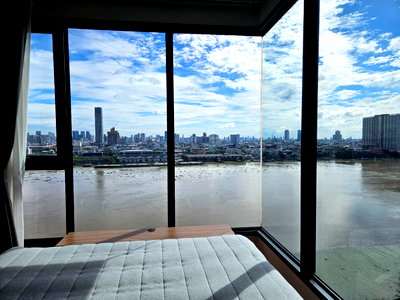 คอนโดให้เช่า : ให้เช่า 2นอน51ตรม32000บ นิว ริเวอร์เรส ราษฎร์บูรณะ Nue Riverest Ratburana วิวแม่น้ำ