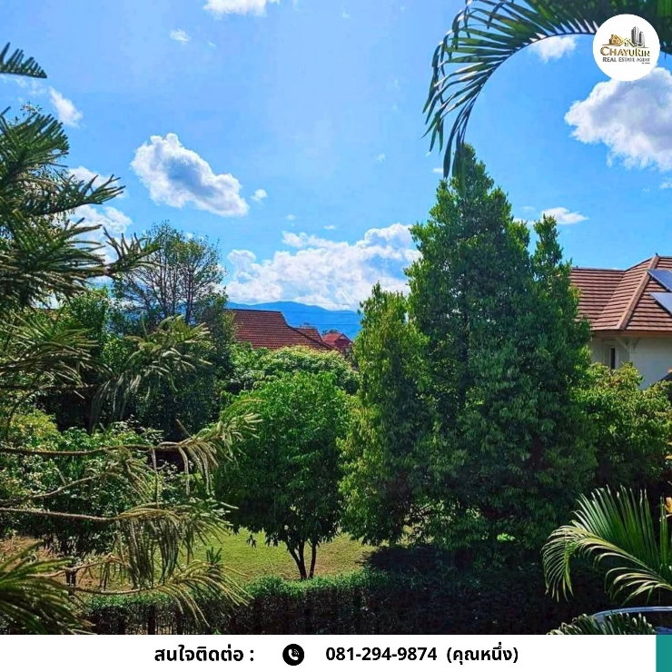 picture Baan Pimuk Project 3: A quality community with Doi Suthep mountain views, a 3-phase electrical system, and support for electric vehicle charging. - 22/23