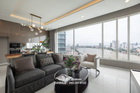 UK12-RC0003 Condo for sale Charoen Krung. Newly added unit, fully furnished and ready to move in. 1 bedroom, 45 sq.m. Price 9.5 million baht.