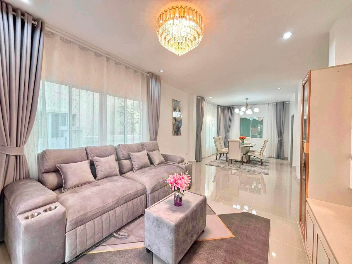 รูป ขายบ้านแฝดรีโนเวทใหม่ สวยหรู ม.ธาดาทาวน์ หนองค้อ ศรีราชา - รูปที่ 8/13