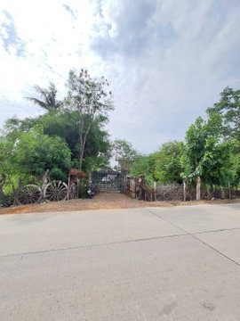 ** เช่าระยะยาว/Vาย** ที่ดินถมแล้ว เนื้อที่ 2-1-43 ไร่ อ.สามโคก จ.ปทุมธานี แถมบ้าน เหมาะทำโรงงาน,โกดัง น้ำไฟพร้อม