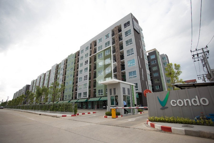 picture V condo Ladkrabang phase B ft.3 garden view - 10/10