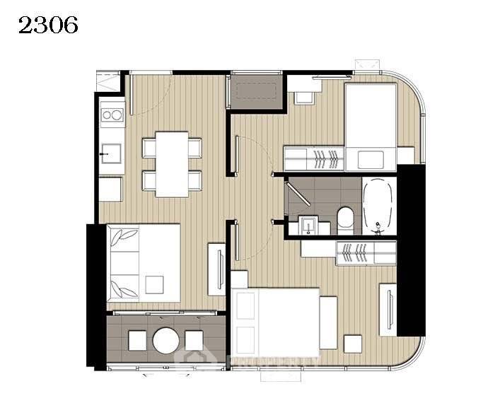 picture 23rd-Floor 2-BR At Ashton Asoke Near MRT Sukhumvit (ID 3319950) - 7/9