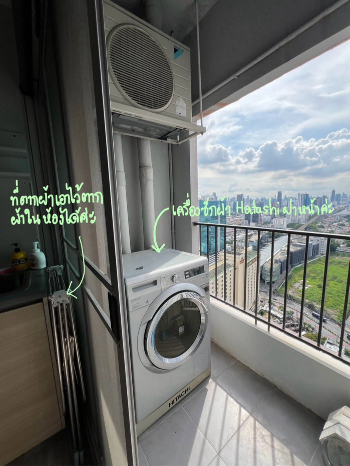 รูป ให้เช่า Plum Condo Ramkumhang Station ชั้น 32 พื้นที่ 28 ตรม (1 ห้องนอน) ห้องริม ห้องนอนไม่ติดใคร - รูปที่ 11/15