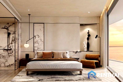 Condos for sale : Sale Soondri Wongamat Ultra Luxury Beachfront Condo  1 Bedroom 40.5 sq.m.