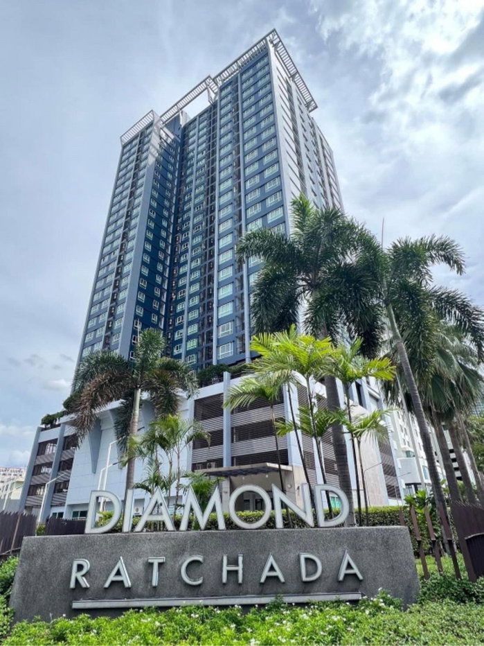 picture For rent Diamond Ratchada Condo 2 b/2b 60 sqm 22 k - 15/15
