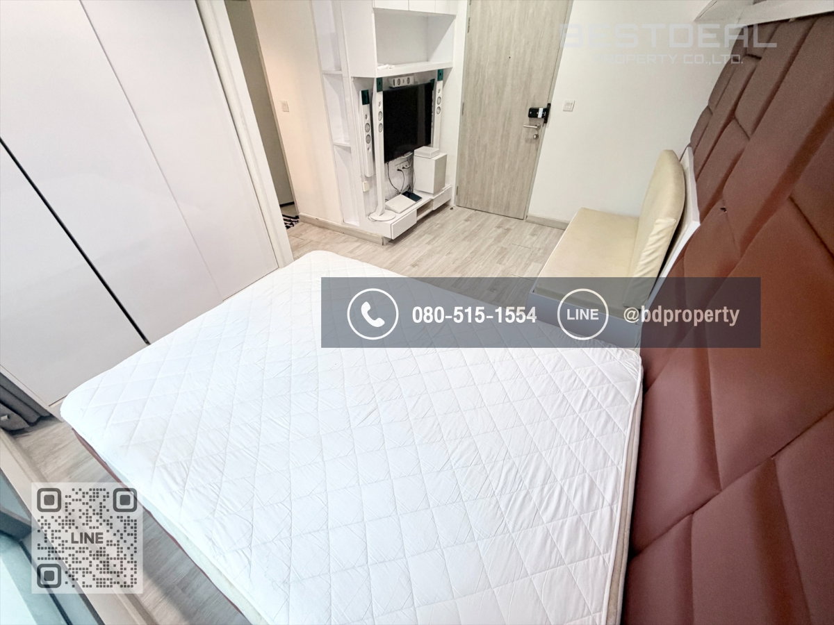 รูป Bestdeal ให้เช่า Studio 22ตรม.ราคา 12,000/เดือนเท่านั้น เฟอร์นิเจอร์และเครื่องใช้ไฟฟ้าครบ “IDEO MOBI RAMA 9” ใกล้MRT และ เซ็นทรัลพระราม 9 เพียง 80 ม. - รูปที่ 6/12