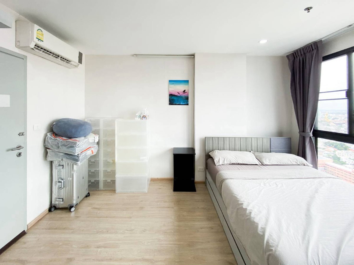 รูป ขาย คอนโด ไอดีโอ สาทร - ท่าพระ ใกล้ BTS โพธิ์นิมิตร ชั้น 29 ห้อง Studio วิวเมืองสวยมาก เพียง 1.81 ลบ. (มีห้อง และ นัดดูห้องได้จริง) - รูปที่ 3/19