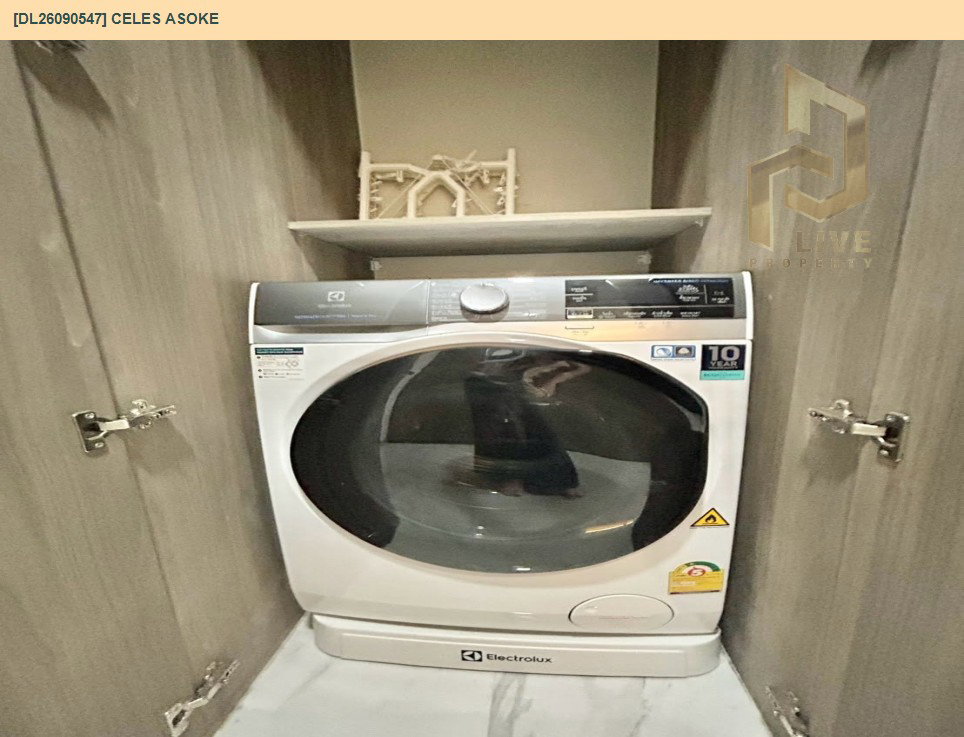 รูป DL26090547 ให้เช่าคอนโด เซอเลส อโศก (CELES Asoke) ใกล้ BTS อโศก พร้อมเข้าอยู่ โทรด่วน 0653619502 LineID @952jdxxk - รูปที่ 9/9