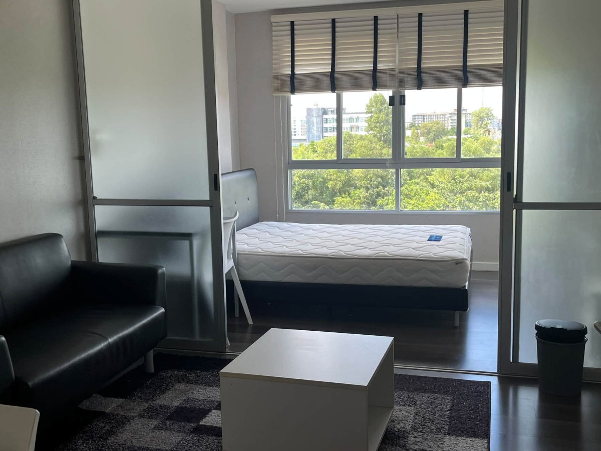 รูป 🔥🔥 ห้องกั้นเป็นสัดส่วน ได้พื้นที่ถึง 32 ตร.ม.‼️  💚 ให้เช่า dcondo Campus Resort Bangna - รูปที่ 2/6