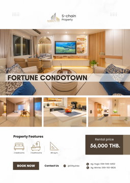 🏙️✨ For rent 💖 Fortune Condo Town ✨ NO-059