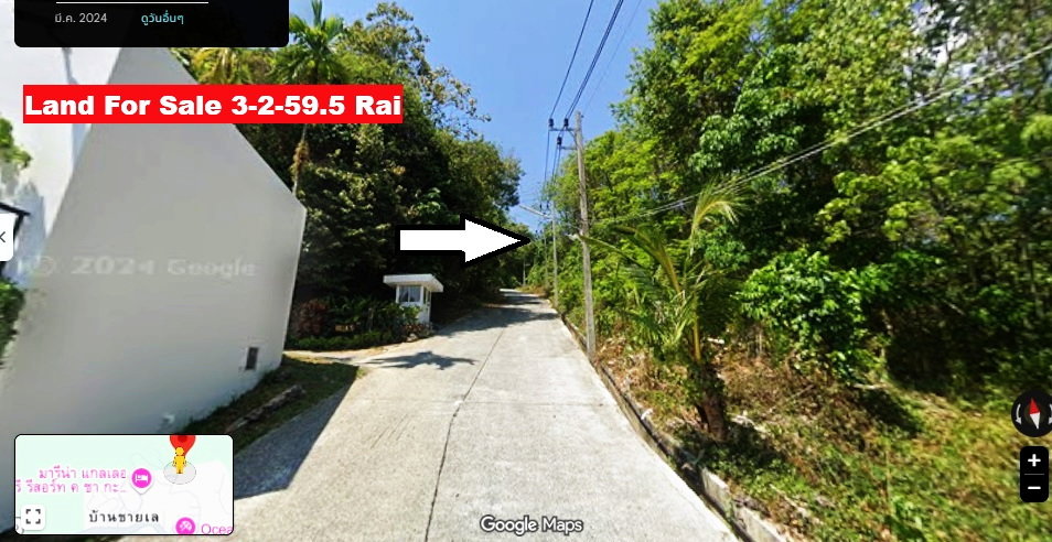 รูป ขายที่ดิน 3-2-59.5 ไร่ RAI ซีวิว SEAVIEW ป่าตอง ภูเก็ต แปลง GOLDEN  LAND เนินเขาทำเลดีเยี่ยม เซอวิส คอนโดขึ้นมากรอบๆอาทิ The Baycliff Residence ใกล้ๆ - รูปที่ 6/15