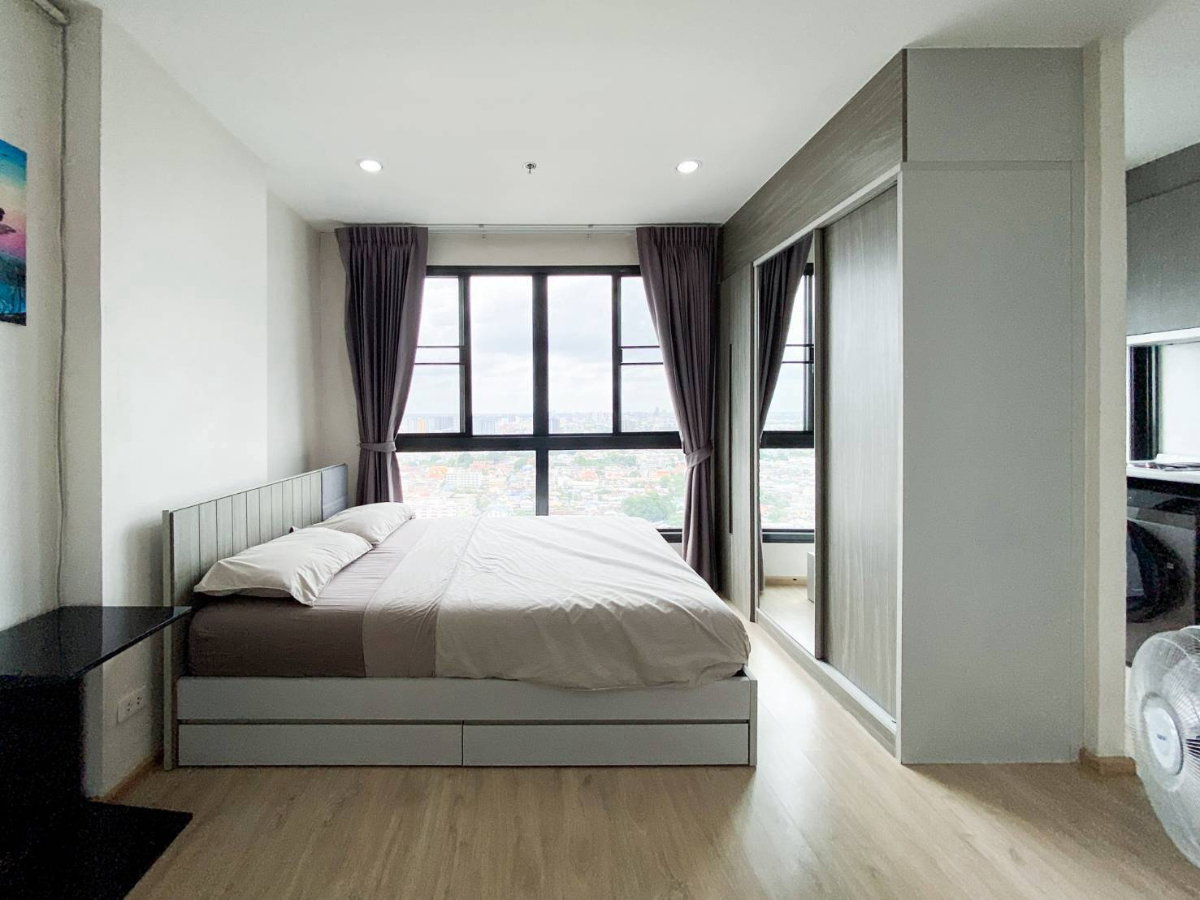 รูป ขาย คอนโด ไอดีโอ สาทร - ท่าพระ ใกล้ BTS โพธิ์นิมิตร ชั้น 29 ห้อง Studio วิวเมืองสวยมาก เพียง 1.81 ลบ. (มีห้อง และ นัดดูห้องได้จริง) - รูปที่ 5/19
