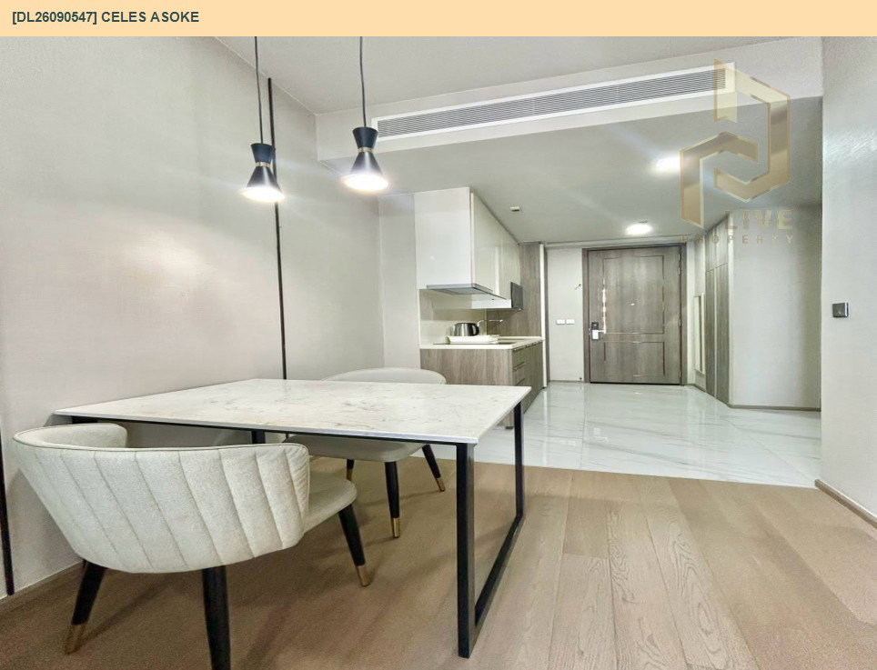รูป DL26090547 ให้เช่าคอนโด เซอเลส อโศก (CELES Asoke) ใกล้ BTS อโศก พร้อมเข้าอยู่ โทรด่วน 0653619502 LineID @952jdxxk - รูปที่ 5/9