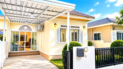 Twin houses for rent Chiang Mai : For rent twin house 2 storey in Diya Valley Saraphi 082-532-3935