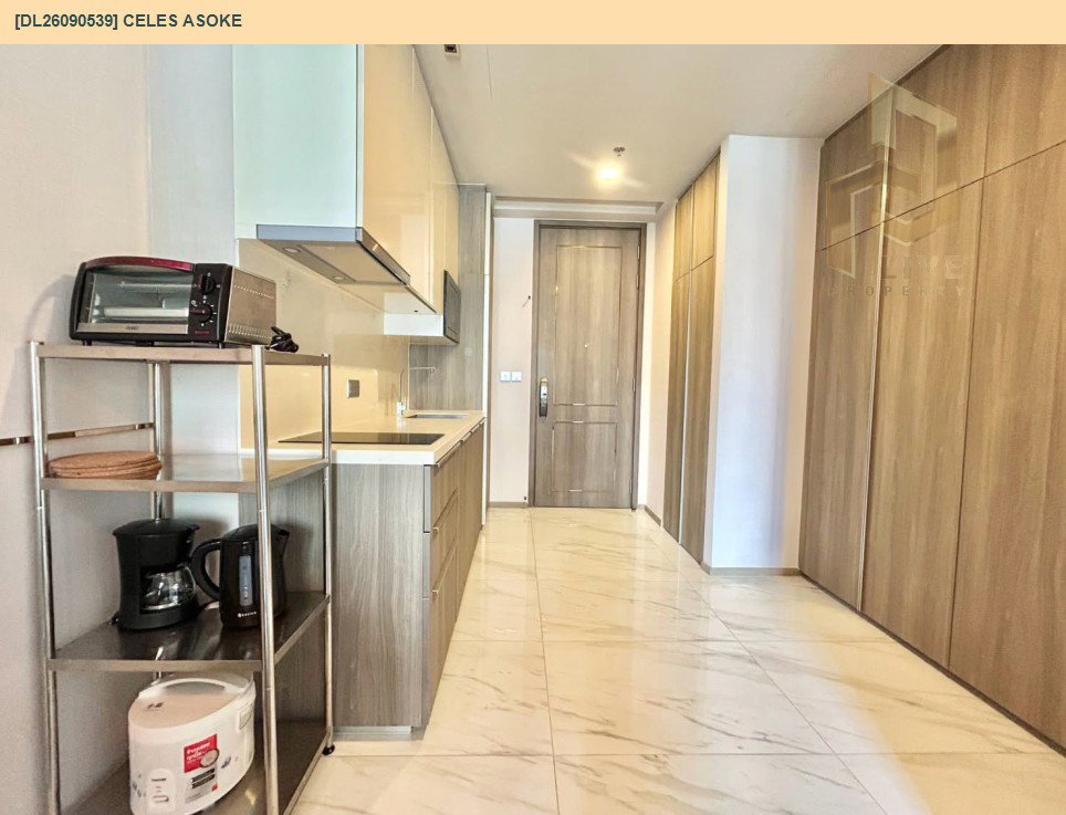 รูป DL26090539 ให้เช่าคอนโด เซอเลส อโศก (CELES Asoke) ใกล้ BTS อโศก พร้อมเข้าอยู่ โทรด่วน 0614453194 LineID @952jdxxk - รูปที่ 7/10