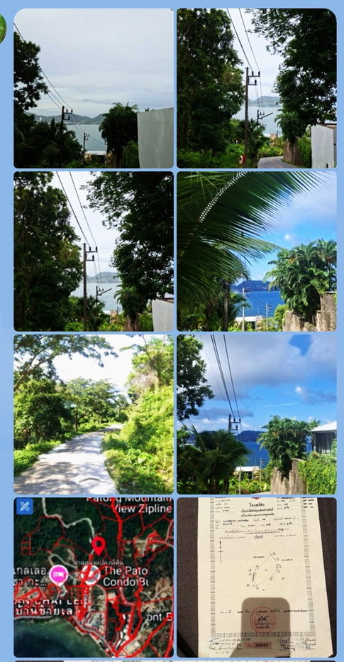 รูป ขายที่ดิน 3-2-59.5 ไร่ RAI ซีวิว SEAVIEW ป่าตอง ภูเก็ต แปลง GOLDEN  LAND เนินเขาทำเลดีเยี่ยม เซอวิส คอนโดขึ้นมากรอบๆอาทิ The Baycliff Residence ใกล้ๆ - รูปที่ 8/15