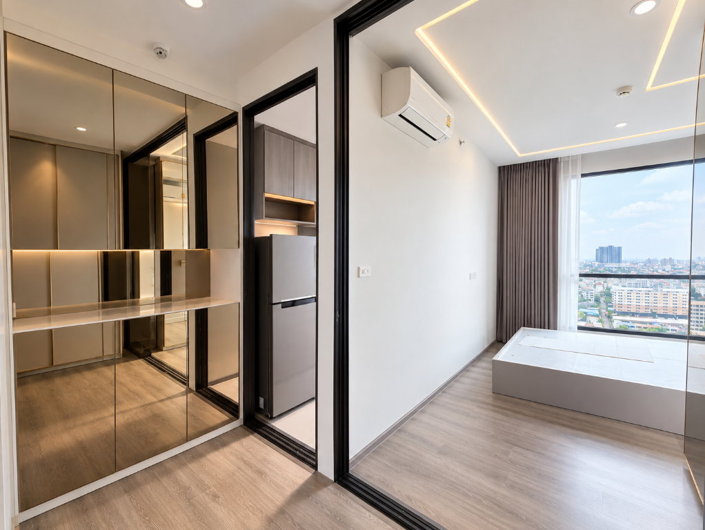 รูป 🔥 ห้องสุดท้าย! ยูนิตพิเศษ Knightsbridge KNB Collage Sukhumvit 107 🔥 - รูปที่ 7/8