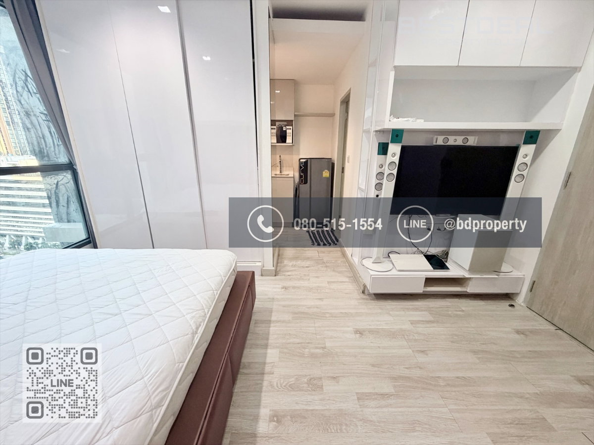 รูป Bestdeal ให้เช่า Studio 22ตรม.ราคา 12,000/เดือนเท่านั้น เฟอร์นิเจอร์และเครื่องใช้ไฟฟ้าครบ “IDEO MOBI RAMA 9” ใกล้MRT และ เซ็นทรัลพระราม 9 เพียง 80 ม. - รูปที่ 4/12