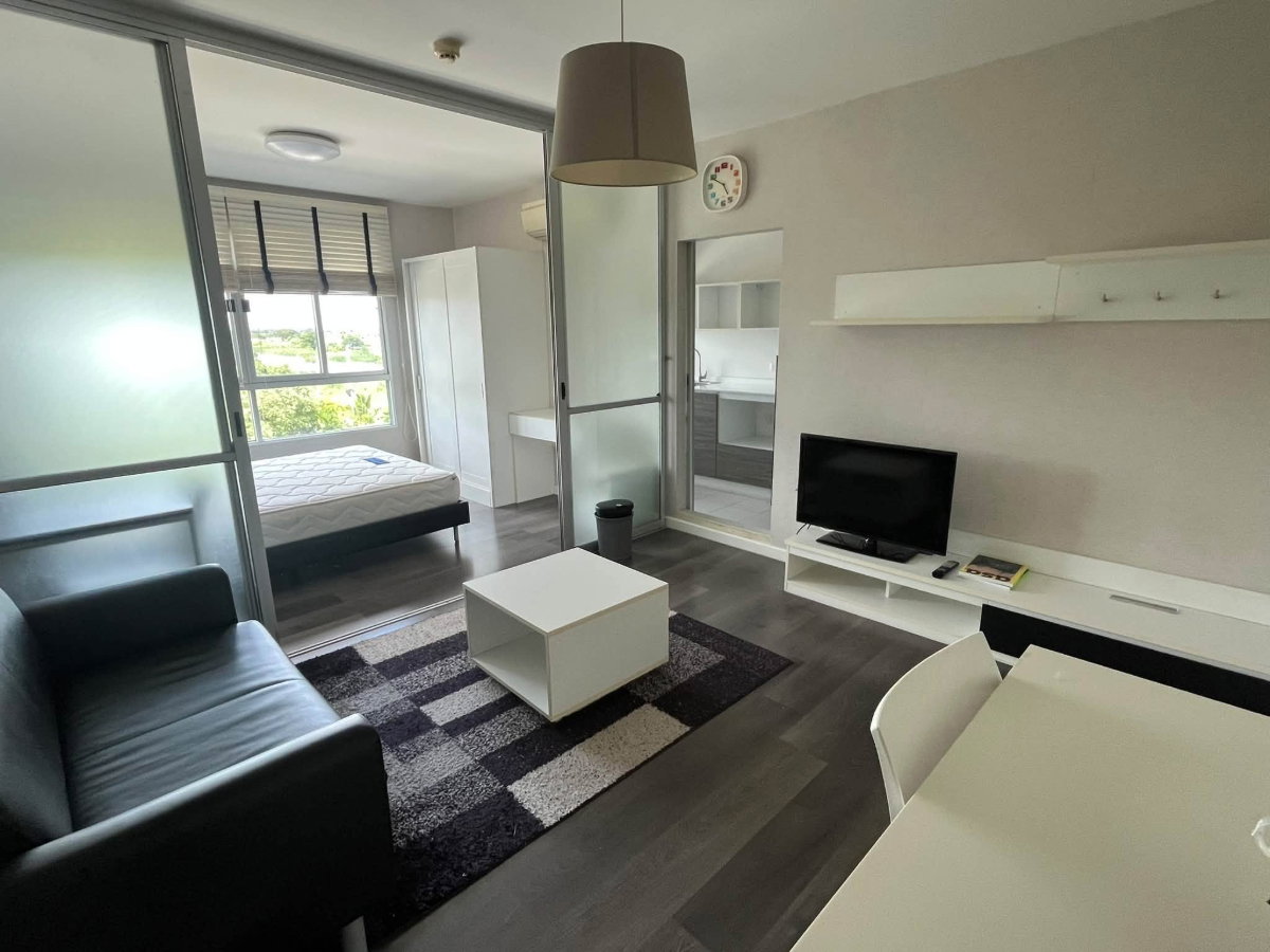 รูป 🔥🔥 ห้องกั้นเป็นสัดส่วน ได้พื้นที่ถึง 32 ตร.ม.‼️  💚 ให้เช่า dcondo Campus Resort Bangna - รูปที่ 1/6