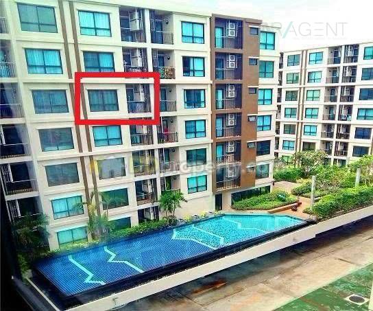 รูป ให้เช่าคอนโด ศุภาลัย ซิตี้ รีสอร์ท สถานีแบริ่ง สุขุมวิท 105 อาคาร B ชั้น 1 ห้องนอน ขนาด 41 ตรม ใกล้ Lotus Express หน้าปากซอยลาซาล - รูปที่ 6/8