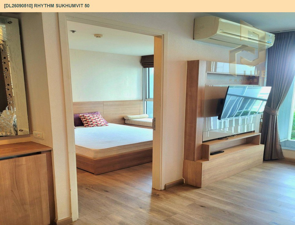 รูป DL26090510 ให้เช่าคอนโด ริทึ่ม สุขุมวิท 50 (Rhythm Sukhumvit 50) ใกล้ BTS อ่อนนุช พร้อมเข้าอยู่ โทรด่วน 0638692663 LineID @952jdxxk - รูปที่ 2/6