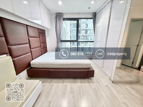 Bestdeal ให้เช่า Studio 22ตรม.ราคา 12,000/เดือนเท่านั้น เฟอร์นิเจอร์และเครื่องใช้ไฟฟ้าครบ “IDEO MOBI RAMA 9” ใกล้MRT และ เซ็นทรัลพระราม 9 เพียง 80 ม.