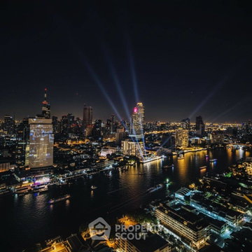 60th-Floor 2-BR Magnolias Waterfront Residences Near BTS Saphan Taksin (ID 3321985)