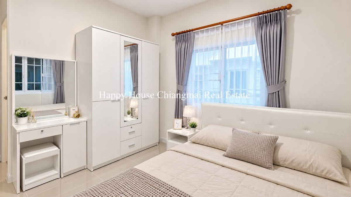 รูป ให้เช่า บ้านแฝด ชั้นเดียว ในหมู่บ้านดีญ่า วาเล่ย์ หางดง โทร 082-532-3935 - รูปที่ 16/24