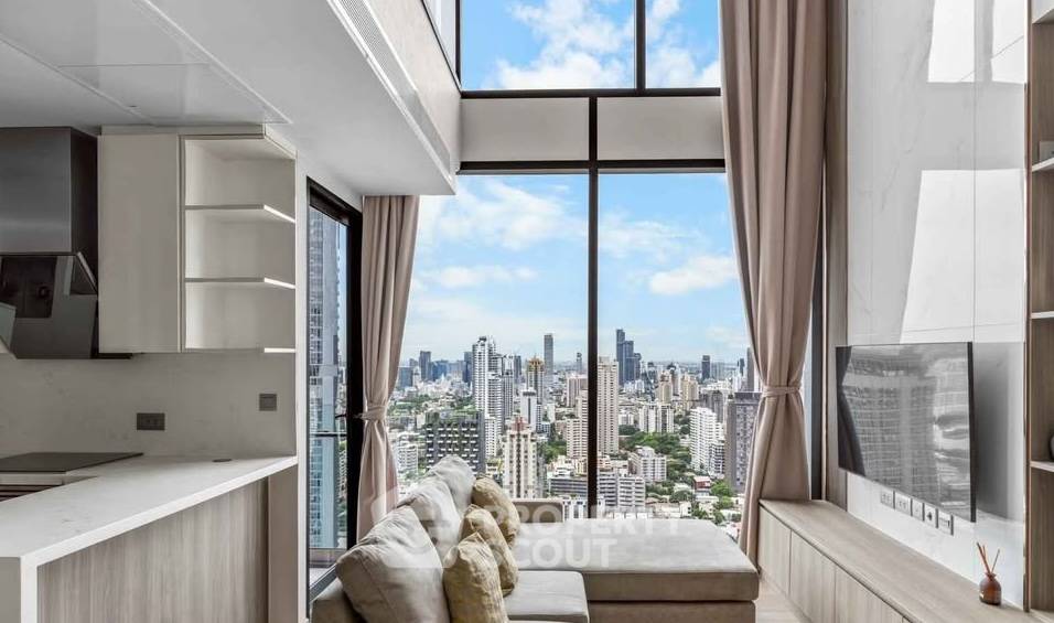 picture High-Floor 2-BR Celes Asoke 50m From MRT Sukhumvit (ID 3300526) - 3/8
