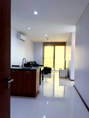 Condos for rent : ST783/For Rent: Villa Sathorn – High-Floor 34th Fl. 55 sqm 1BR Unit with River & ICONSIAM Views | Next to BTS Krung Thon Buri