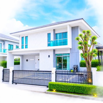 			Sukhumvit 77 LatKrabang 14–24 Onnut 4 bed 3 bath 54 sq.wa. The Paseo Mall Lat Krabang. Modern-design 2-story detached house Sukhumvit 77.          