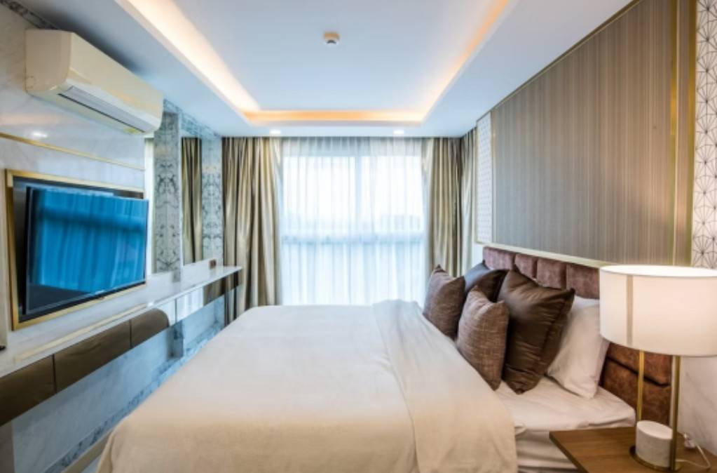 รูป FOR RENT Modern Luxury Condo -Dusit Grand Park 2 คอนโดสวยตกแต่งใหม่เอี่ยมมม !! พร้อมเข้าอยู่ พื้นที่ 62-63 ตาราเมตร ใกล้หาดจอมเทียนใต้, - รูปที่ 3/13